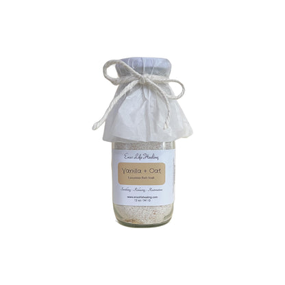 Vanilla + Oat Milk Bath Soak (Vintage Milk Bottle)
