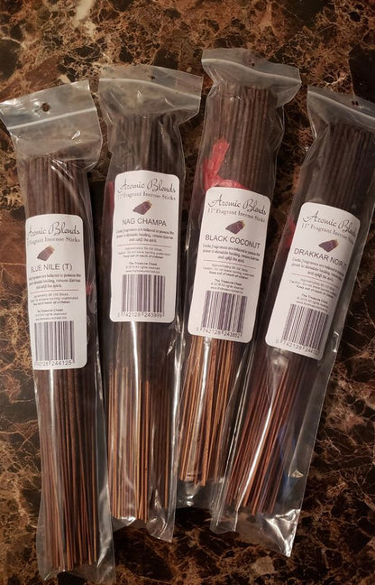 11 " Fragrant Incense Stick Bundles (approx 95-100 sticks)